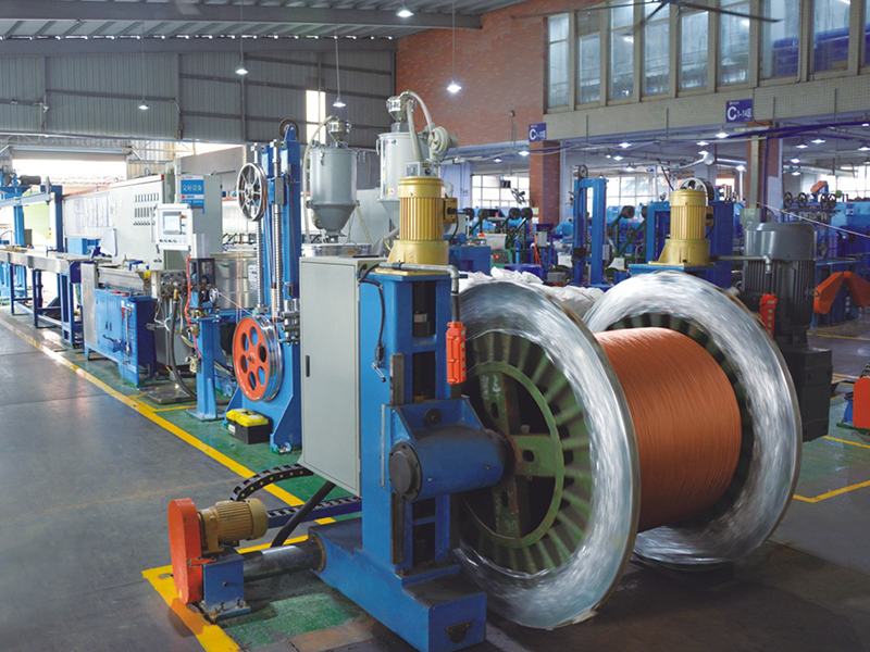 Φ90建筑用BV、BVR低壓電纜押出生產(chǎn)線